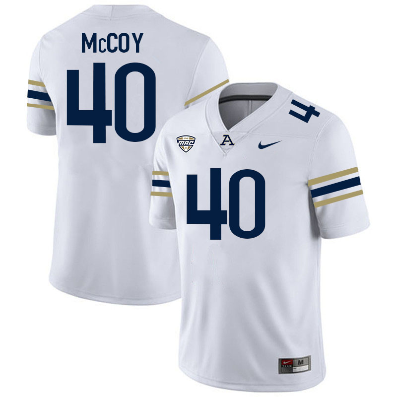 Bryan McCoy Akron Zips Jersey,University Of Akron #40 Bryan McCoy Jersey Youth-White